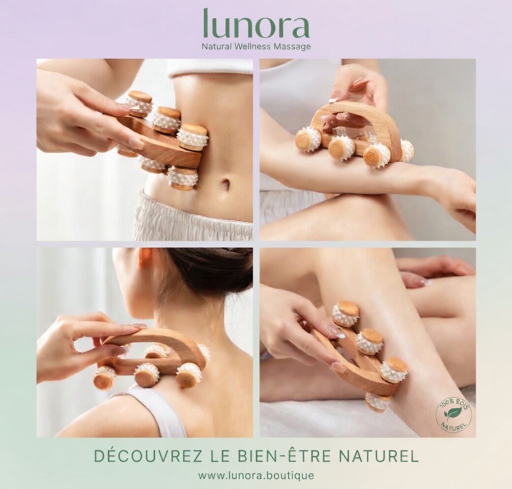Rouleau Masseur en Bois