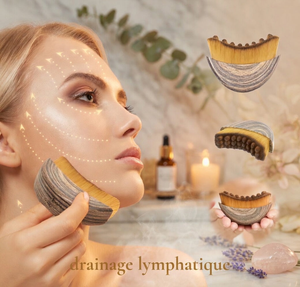 Brosse Visage Drainage Lymphatique