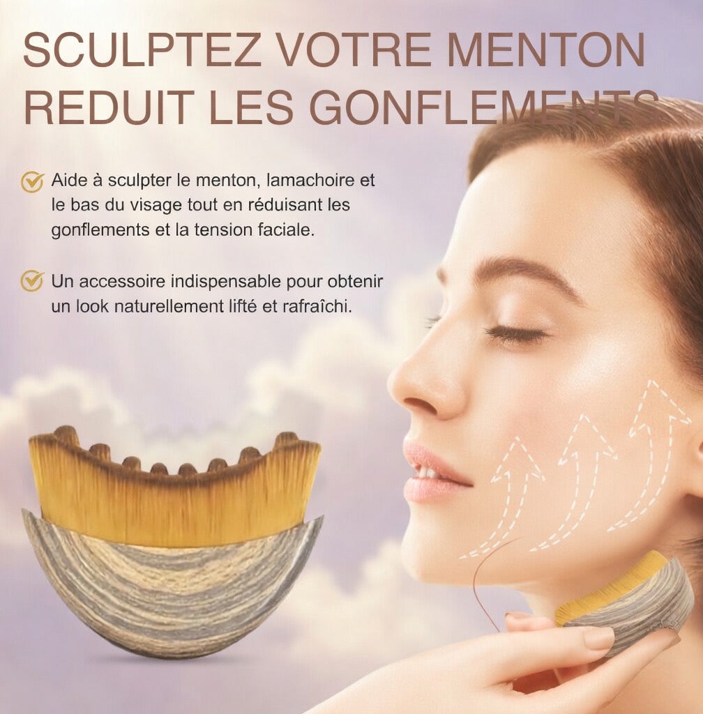 Brosse Visage Drainage Lymphatique