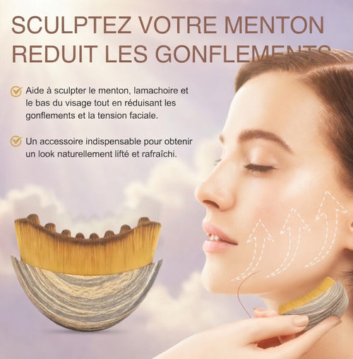 Brosse Visage Drainage Lymphatique