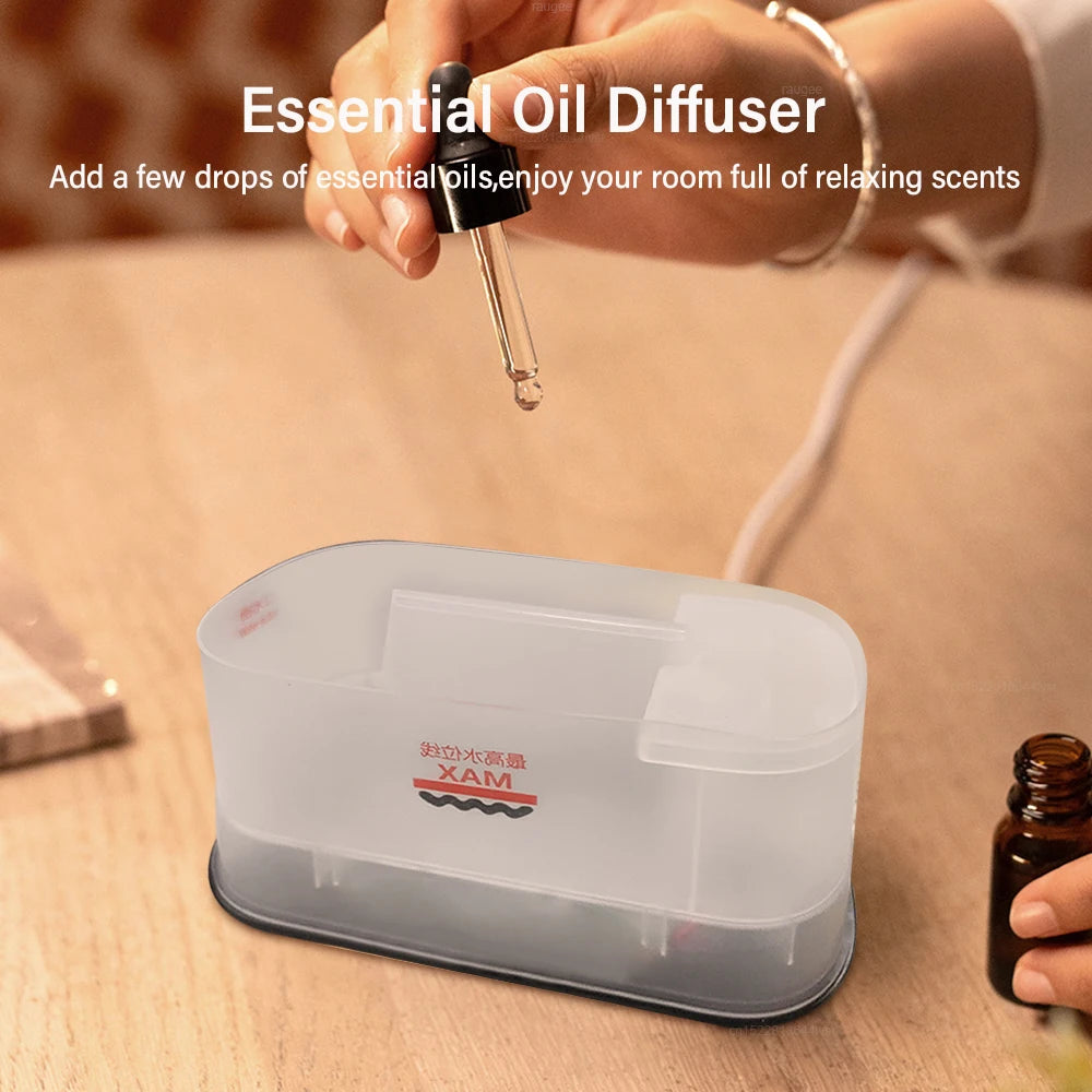 Diffuseur d'Huiles Essentielles Effet Flamme | LED 7 Couleurs